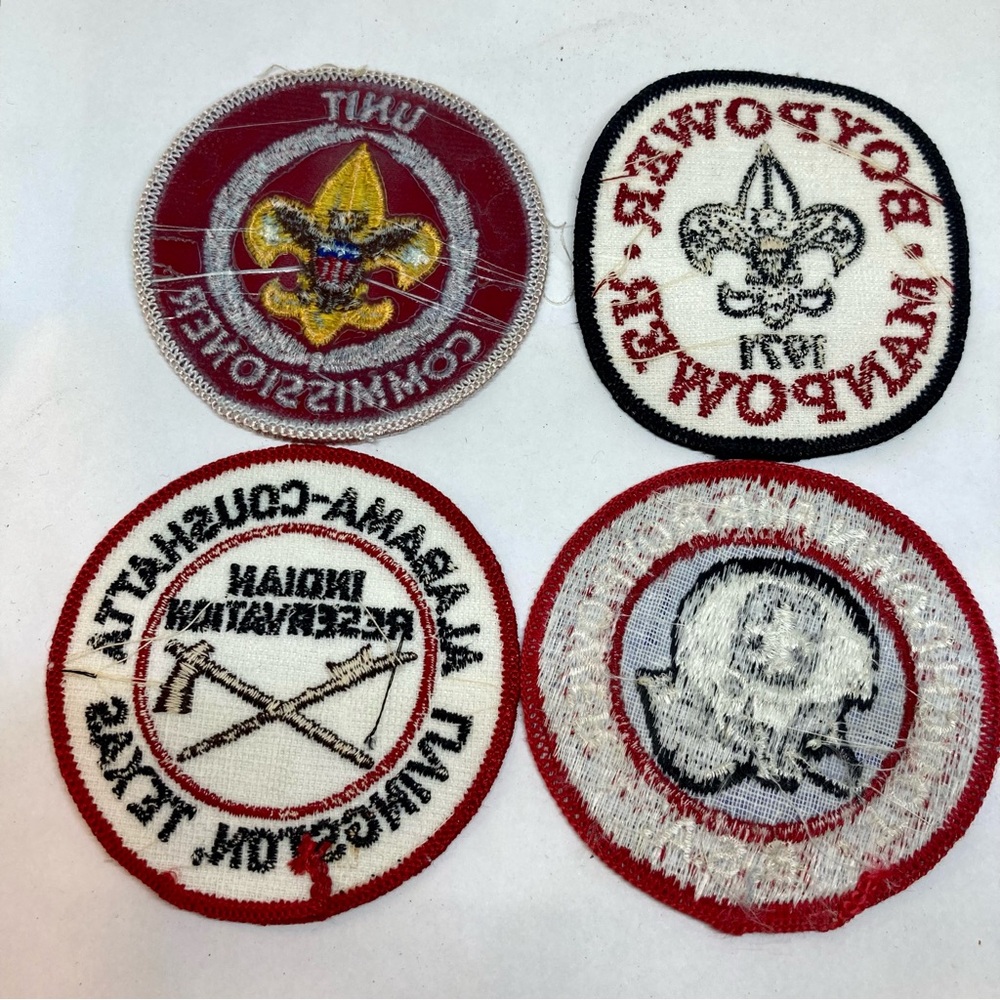 4 Vintage 70s-80s Boy Scouts Patches Texas - Picture 7 of 7